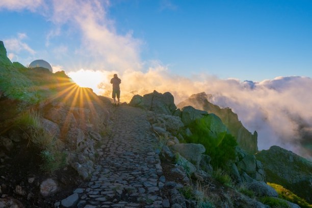 a view of a rocky mountain