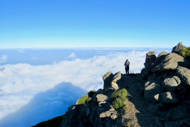 a view of a rocky mountain