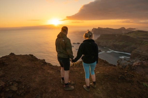 a man standing on a beach
