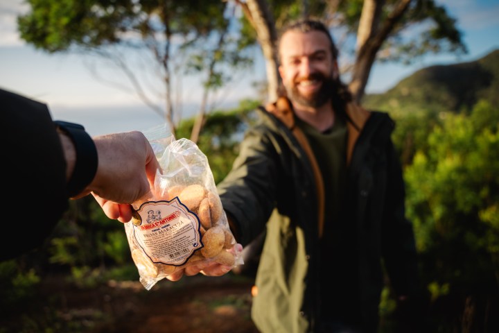 Guests enjoying a relaxed sunrise stop in Madeira